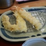 天ぷら食堂おた福 - 海老・烏賊・カボチャ