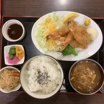 食堂 かあちゃんち - 料理写真:海老フライ定食　1,200円