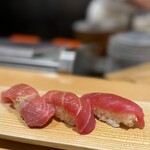 天然本まぐろ ありそ鮨し - 