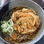 美野里パーキングエリア（上り線）フードコート - かき揚げそば