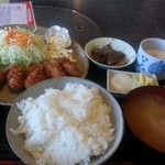 すぎの子 - 日替わり定食、牡蠣フライ(^^)