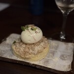 焼鳥しふく - 至福のポテサラ。これは食べないといけない逸品