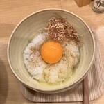 らぁめん 倉井 - 名古屋コーチンの卵かけご飯