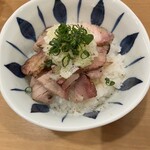 らぁめん 倉井 - チャーシューご飯