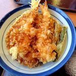 天丼てんや - 料理写真:海老と野菜の上天丼（ライス小盛）