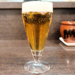 灼味噌らーめん 八堂八 - 生ビール（小）500円