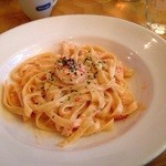 グラッパ - 手打ち生パスタ 海老のトマトクリーム