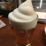 やきとり家すみれ - 一番搾りのフローズンビール