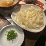 海鮮・相撲茶屋　うわじま場所 - 〆きしめん350円