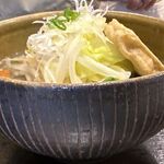 金月そば - そら豆味噌野菜そば980円,金月そば(きんちち,沖縄県読谷村)TMGP撮影