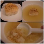 麺屋海神 - へしこおにぎりは残ったスープで雑炊に!!!