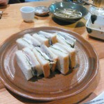 おでん屋 ええかげん - サバサンド。