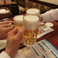 かに道楽 川崎店 - 生ビール￥７００