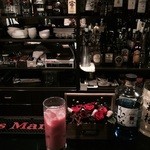 Sakae Base - お酒が飲めないと言ったら、出してくれました。可愛いピンク色のノンアルコールカクテルでしたd(^_^o)