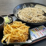 ゆで太郎 - 2026.03.08 (日)    朝そば（冷そば温泉玉子）450円（税込）