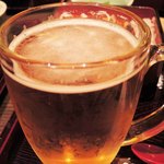 Edogawa - みんなそれぞれ食べたいものを注文。
                        早速、ビールでかんぱ～い！ぷはぁ～っ。