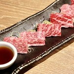 味樹園 - 和牛ロースのにんにくネギ