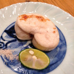 馳走屋河の - フグ白子　2015.01