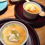 馳走屋河の - おとおし(鱈白子の茶碗蒸し)