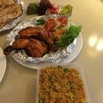 NEW BUKHARA'S INDIAN RESTAURANT - 3/2/15 手前からﾍﾞｼﾞﾀﾌﾞﾙﾋﾞﾘﾔﾆ210/ﾀﾝﾄﾞﾘｰﾁｷﾝ250/ﾅﾝ90ﾊﾞｰﾂ