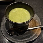 焼肉 神宮 - 西尾の抹茶のパンナコッタ　550円