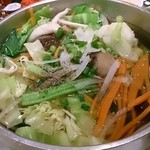 バインセオ サイゴン - たっぷり野菜のフォー