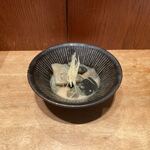 米茄子の揚げ浸し 胡麻和え