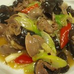 潮州 - 砂肝と木耳の炒め