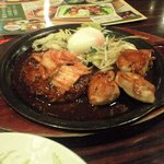 ガスト - ハンバーグ＆ダッカルビのセット