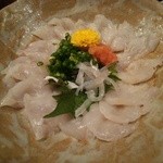 梅月 - 河豚刺し