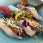 黒酢の郷 桷志田 - 桷志田　黒寿司御膳
