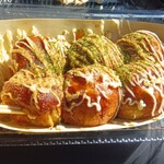 たこ焼きのあほや - 料理写真:たこ焼き6個 ソースマヨネーズ味 450円