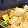 まる博 - かしわ天ぶっかけ　900円