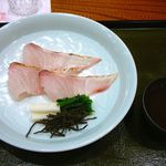 銀座おかもと - 【天然しまあじ刺身】◎2015/1