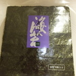 老舗あづみ - 寿司撰海苔　１０枚入り　３２４円　【　２０１５年１月　】