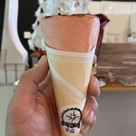 AKARI CAFE - ブリュレ部分が美味い！けっこう量があるんで食べごたえ有り〼