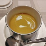 蔵のビストロ いち井 - サツマイモのポタージュ