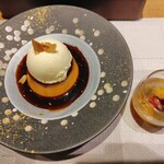 蔵のビストロ いち井 - プリン、フルーツポンチ