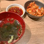 焼肉 東京BeeN - わかめスープ