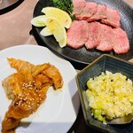 王様の焼肉くろぬま - 牛タン塩、ミノ、ネギバカ