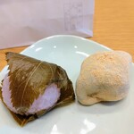 大岡屋製菓舗 - さくら餅　と　うぐいす餅　安定の美味しさ。やさしい味。