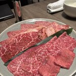 燒肉Ushigoro 梅田店 - 中落ちカルビ、タン、ハネシタ、ランプなど