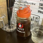 お好み焼き88 - 卓上にはソースと箸だけで 他は一切なし