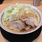 ラーメン豚山 - ミニラーメンのニンニクなし野菜450アブラなし味そのまま