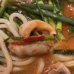 うどん・そば 権兵衛 - 割と具材の旨味は出てましたけどね