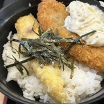 ゆで太郎 - 料理写真:2026/2/28 ランチで利用。白身フライ丼セット(900円)