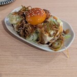 もつ焼き ジョン - やっこユッケ。