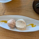 bistro douce 武蔵小杉 - 　　　　紅茶のパンナコッタとジェラート