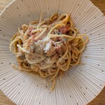 bistro douce 武蔵小杉 - 　　　　　　鯛とアサリのスパゲッティ