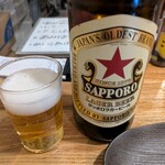 もつ焼き ジョン - まずは赤星！！